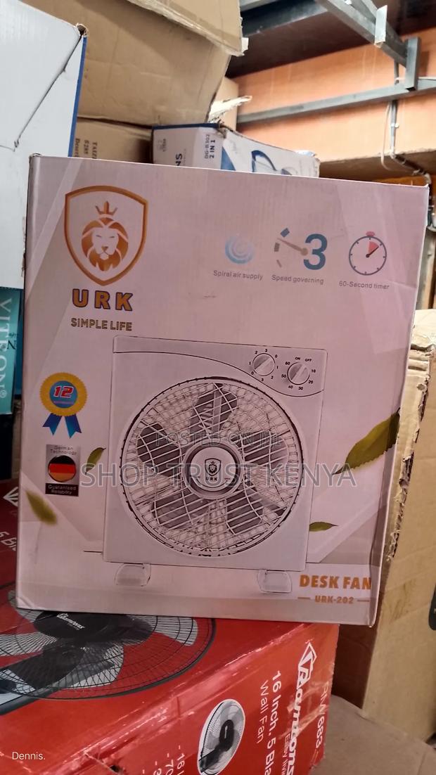 Urk Box Desk Fan - main view
