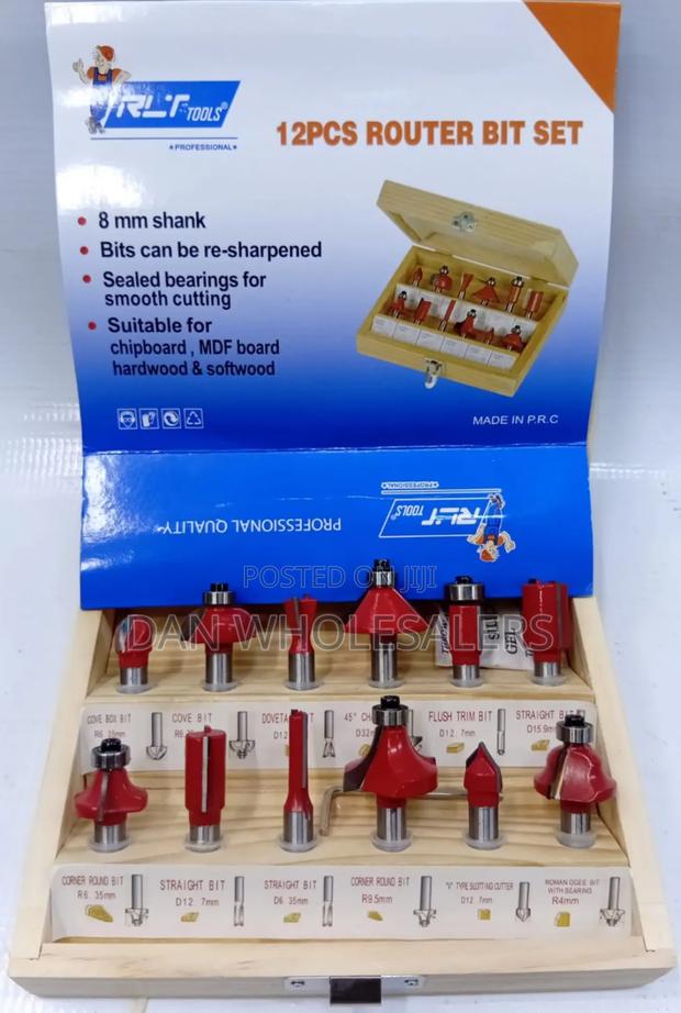 12 PCS Router Bits - main view