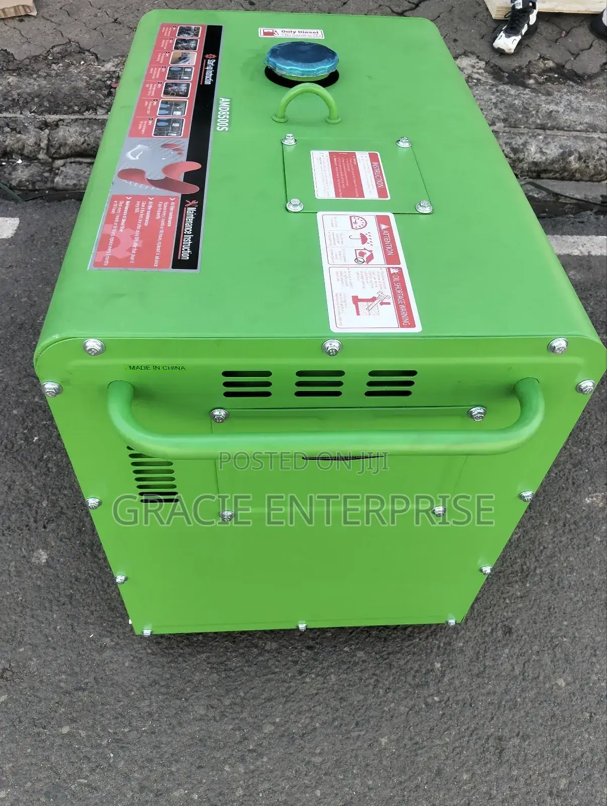 Single Phase Silent Diesel Generator