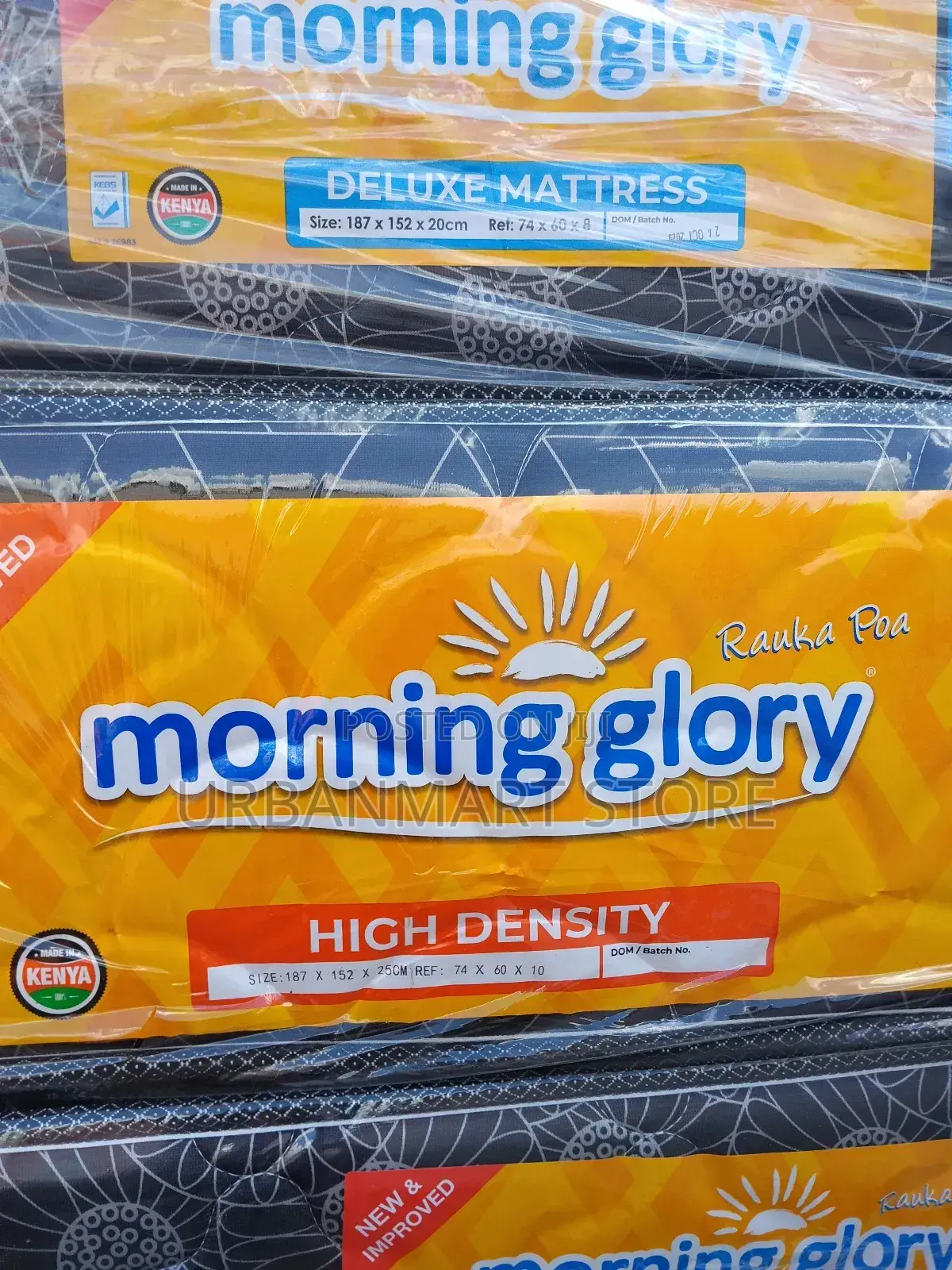 Superfoam Morning Glory Mattress 5 by 6 10 Inches High Density