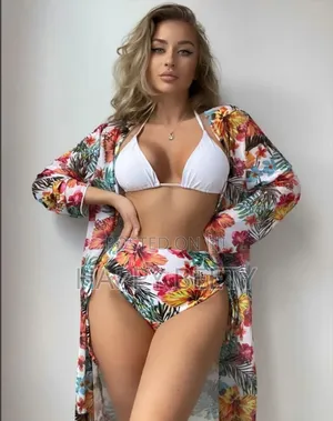 3 PCS Floral Ladies Bikini Swimsuit