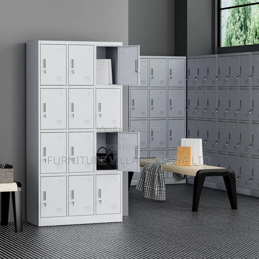 15-door Metal Steel Locker Storage Cabinet