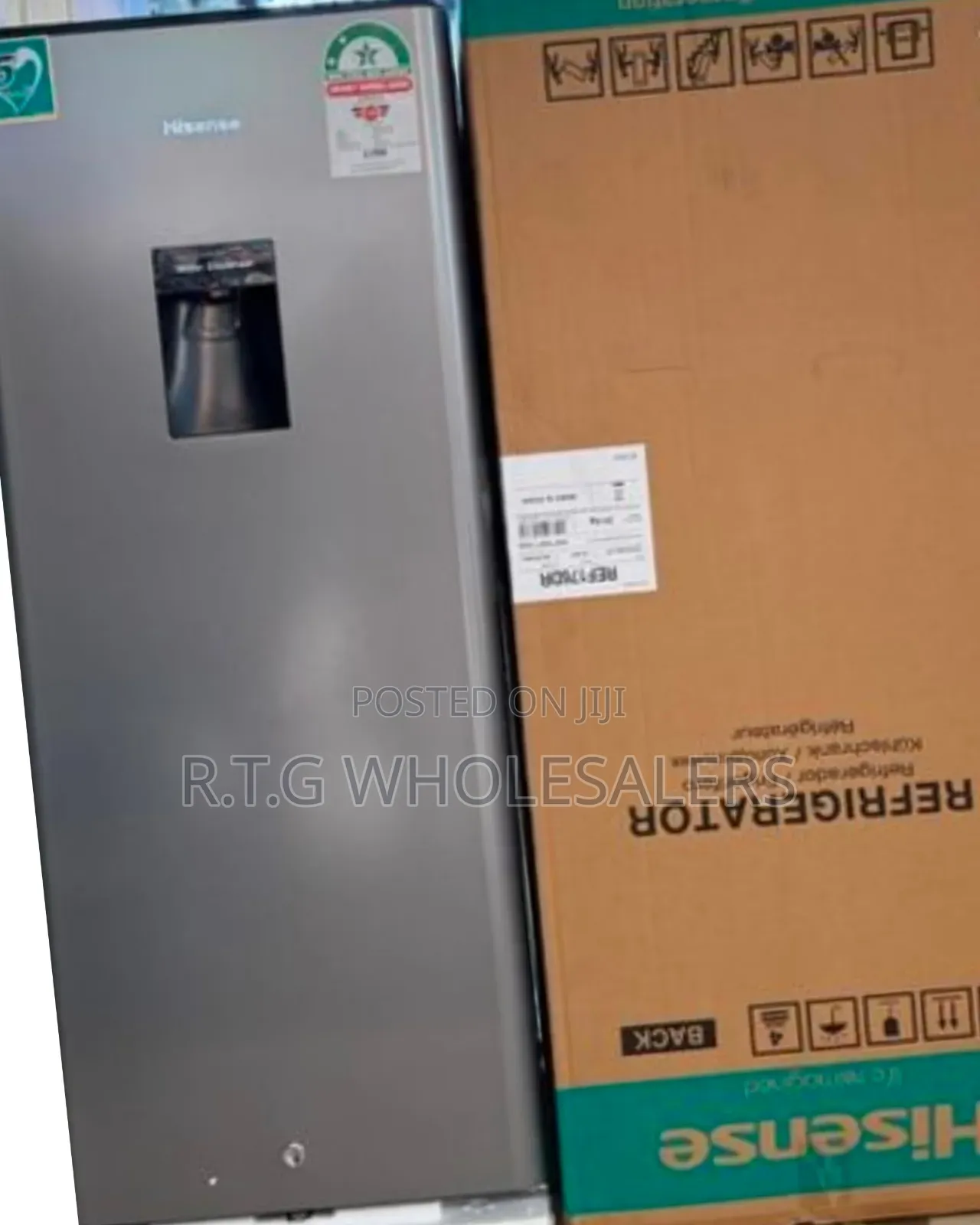 Hisense 176 L Single Door Fridge With Water Dispenser – Silver