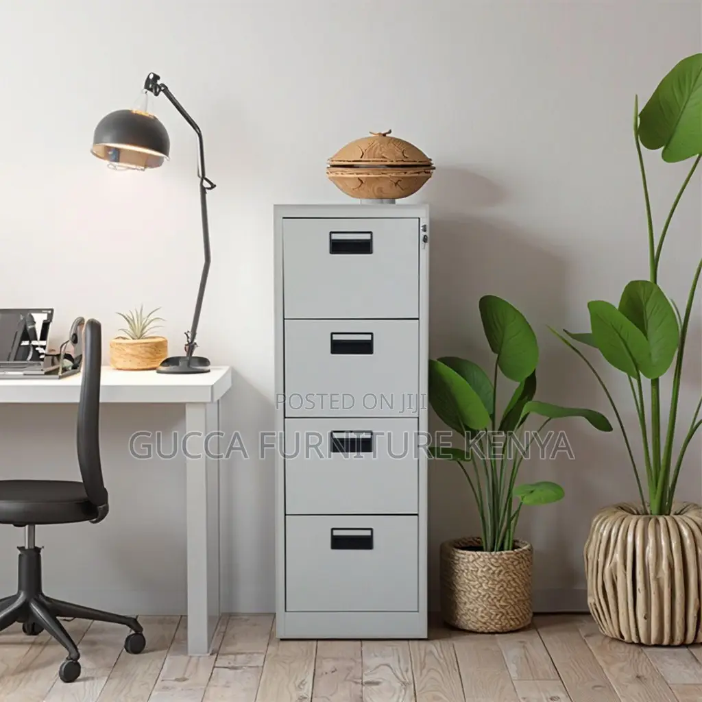4-drawer Metallic Office Filling Cabinet