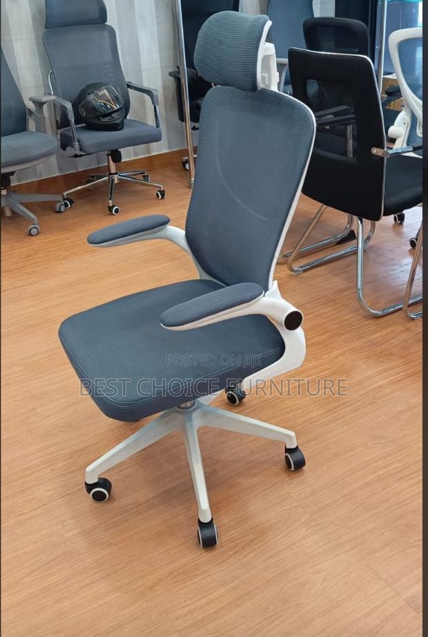 Office Chair; Adjustable Fabric High Back Orthopedic Office Chair - thumbnail 13