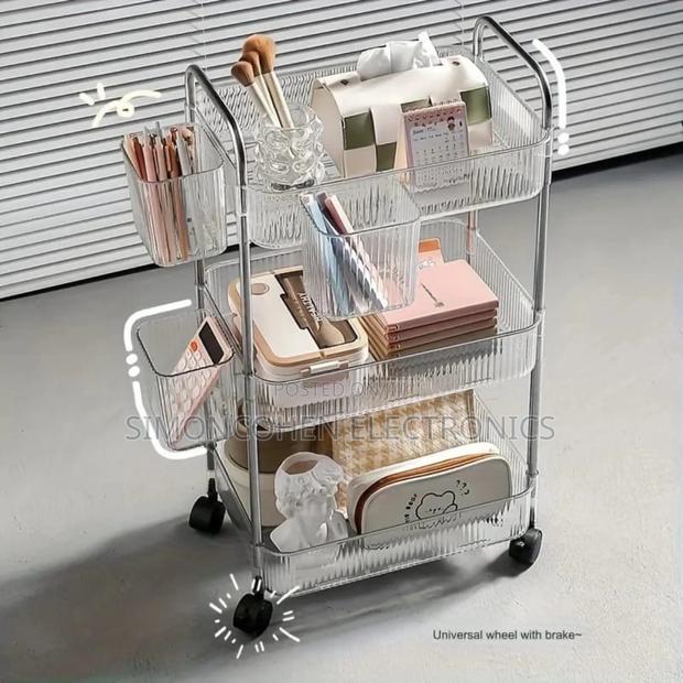 3 Layer Plastic Multipurpose Cosmetic Organizer