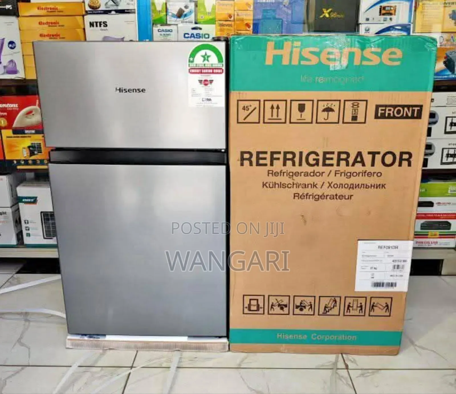 Double Door Fridge 91 Litres Hisense Brand New