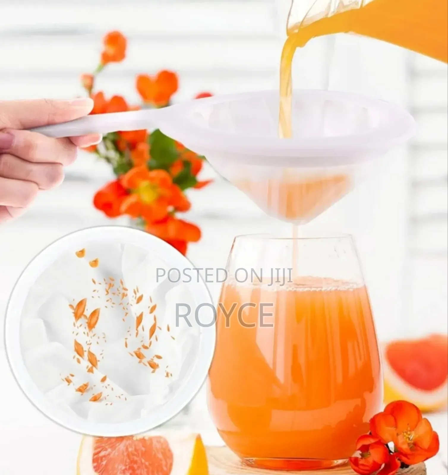 Ultra Fine Nylon Mesh Strainer -2pcs