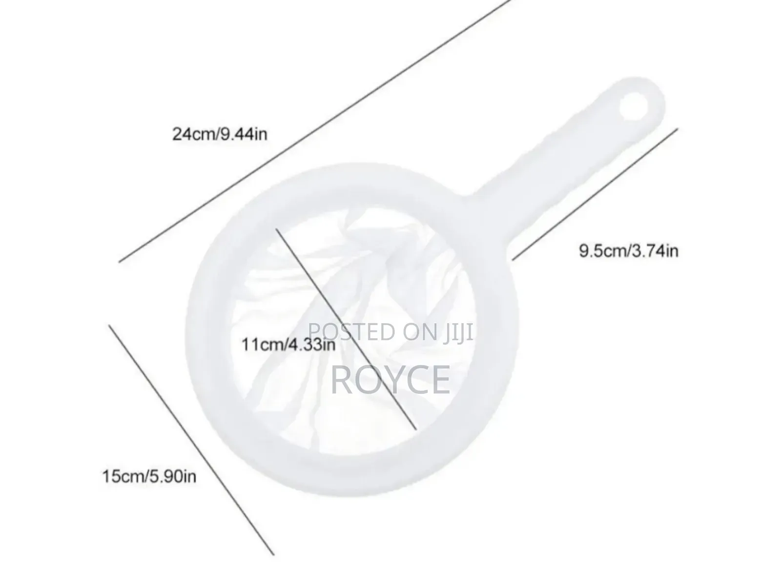 Ultra Fine Nylon Mesh Strainer -2pcs