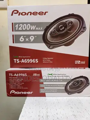 Pioneer 6"X9" 5-Way Car Speakers.