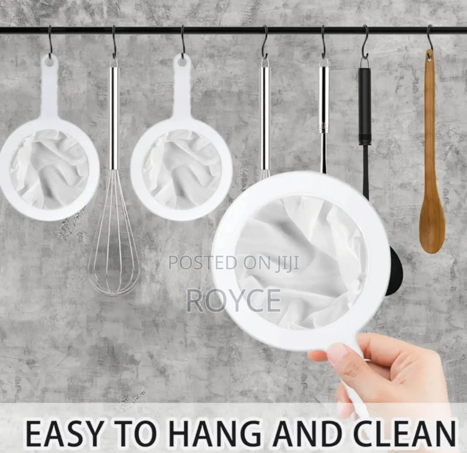 Ultra Fine Nylon Mesh Strainer -2pcs