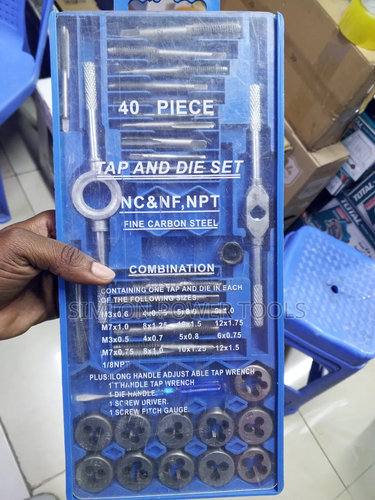 Industrial Tap and Die 40 Piece Set