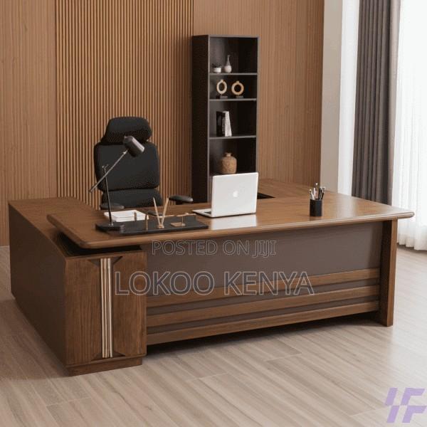 Office Deask ; 1800mm Executive L-Shaped Table - thumbnail 3