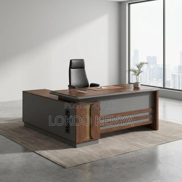 Office Deask ; 1800mm Executive L-Shaped Table - thumbnail 7