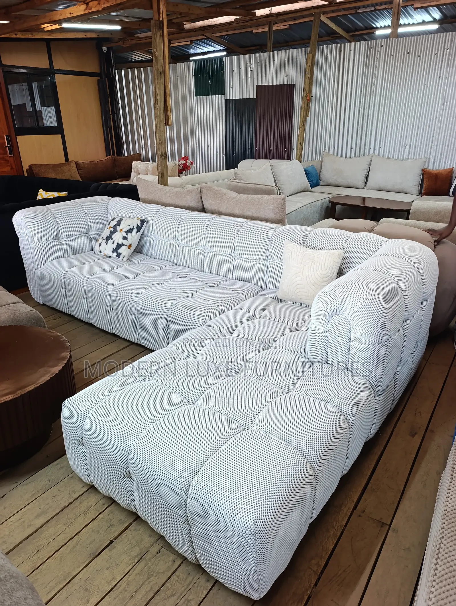 Comfy Bubble L Sofa/L Sofa/L Shaped Sofa