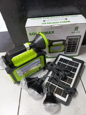 Solarmax Mx-316 Portable Solar Lighting Kit.