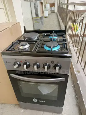 Nunix 50cm by 55cm 3g+1e Cooker With Electric Oven