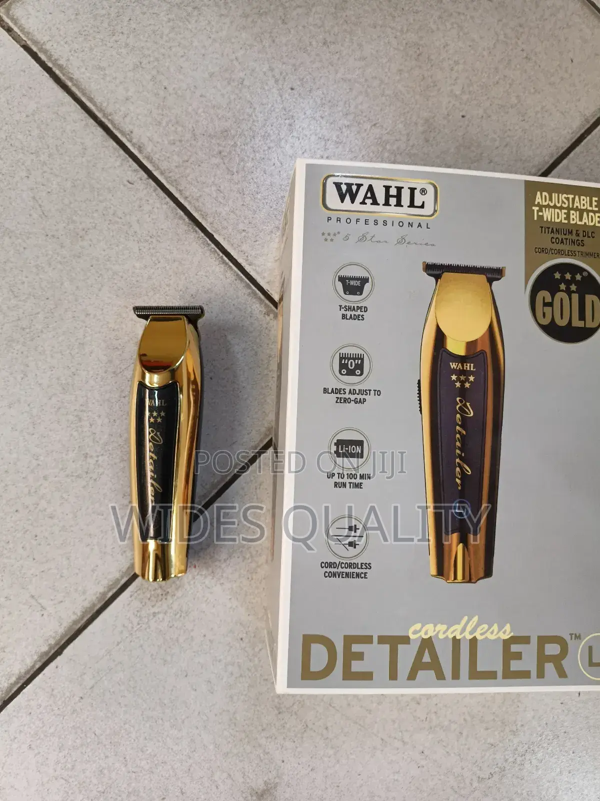 Wahl 5-Star Gold Cordless Detailer Li Professional Hair Trimmer.