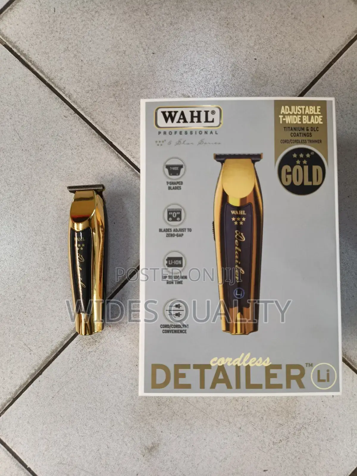 Wahl 5-Star Gold Cordless Detailer Li Professional Hair Trimmer.