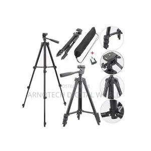 Tripod Stand With Clip For Phone And Camera