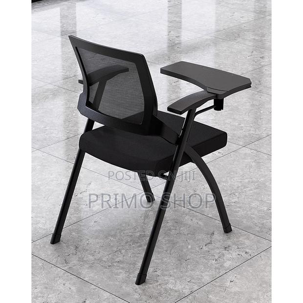 Office Chair : Black Folding Training Chair With Mesh Back - thumbnail 6