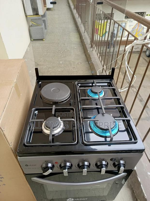 Nunix 50*55cm 3gas+1electric Cooker ( Electric Oven)
