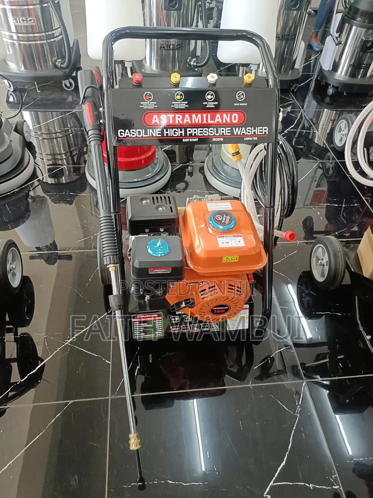 Professional Astramilano 36000psi Gasoline High Pressure