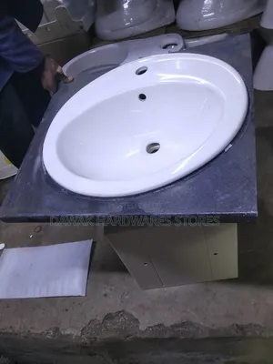 Washhandbasin With a Built-in Marble