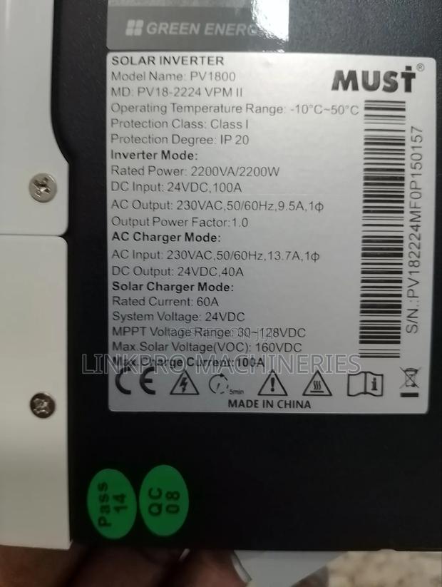 2.2kva 24v Must Hybrid Inverter - thumbnail 4
