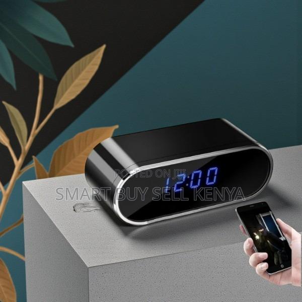 Rechargeable Battery 1080p Hd Mini Table Clock Wifi Spy Hidden Camera
