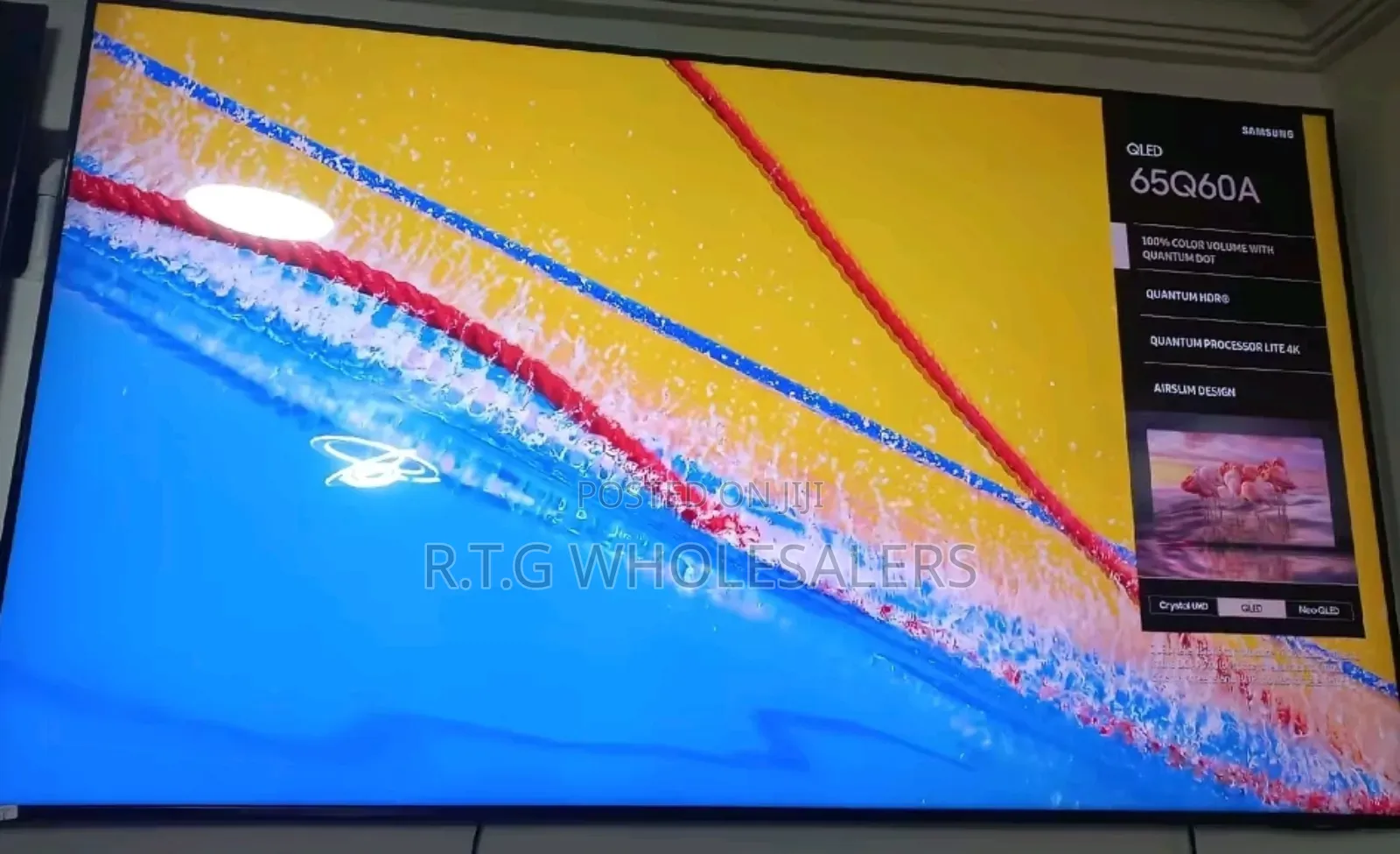 Samsung 65" Q60d Uhd Qled Smart Tv With Tizen Os