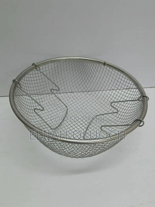 Stainless Steel Deep Frying Basket Sieve Available