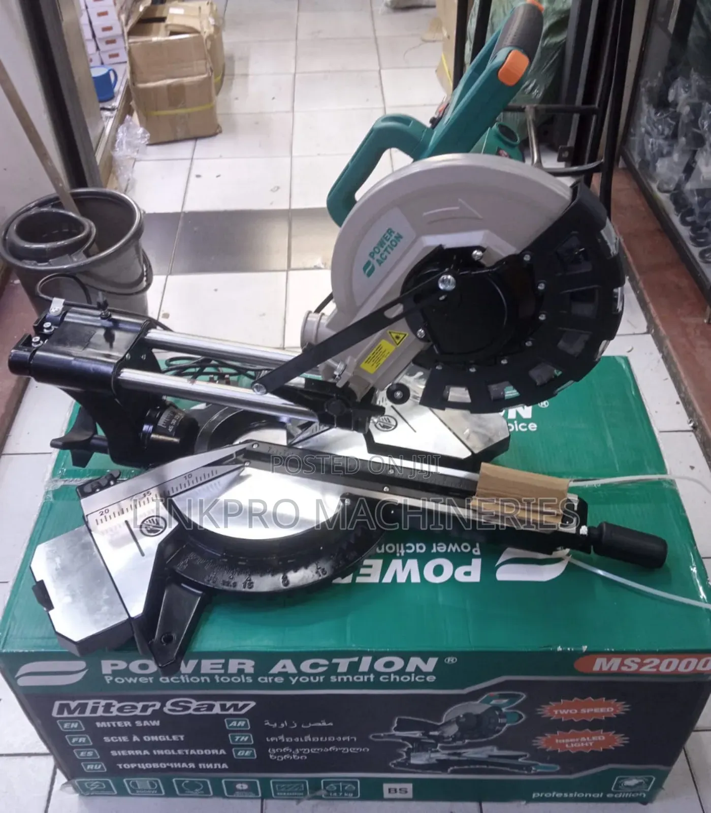 Power Action Sliding Miter Saw 2000watts