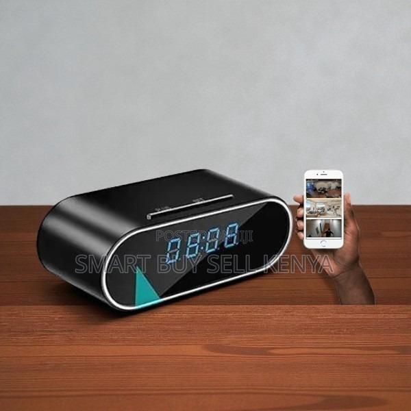 Remote Video Download 1080p Hd Mini Table Clock Wifi Spy Hidden Camera