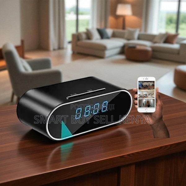 24/7 Recording 1080p Full Hd Mini Table Clock Wifi Spy Hidden Camera