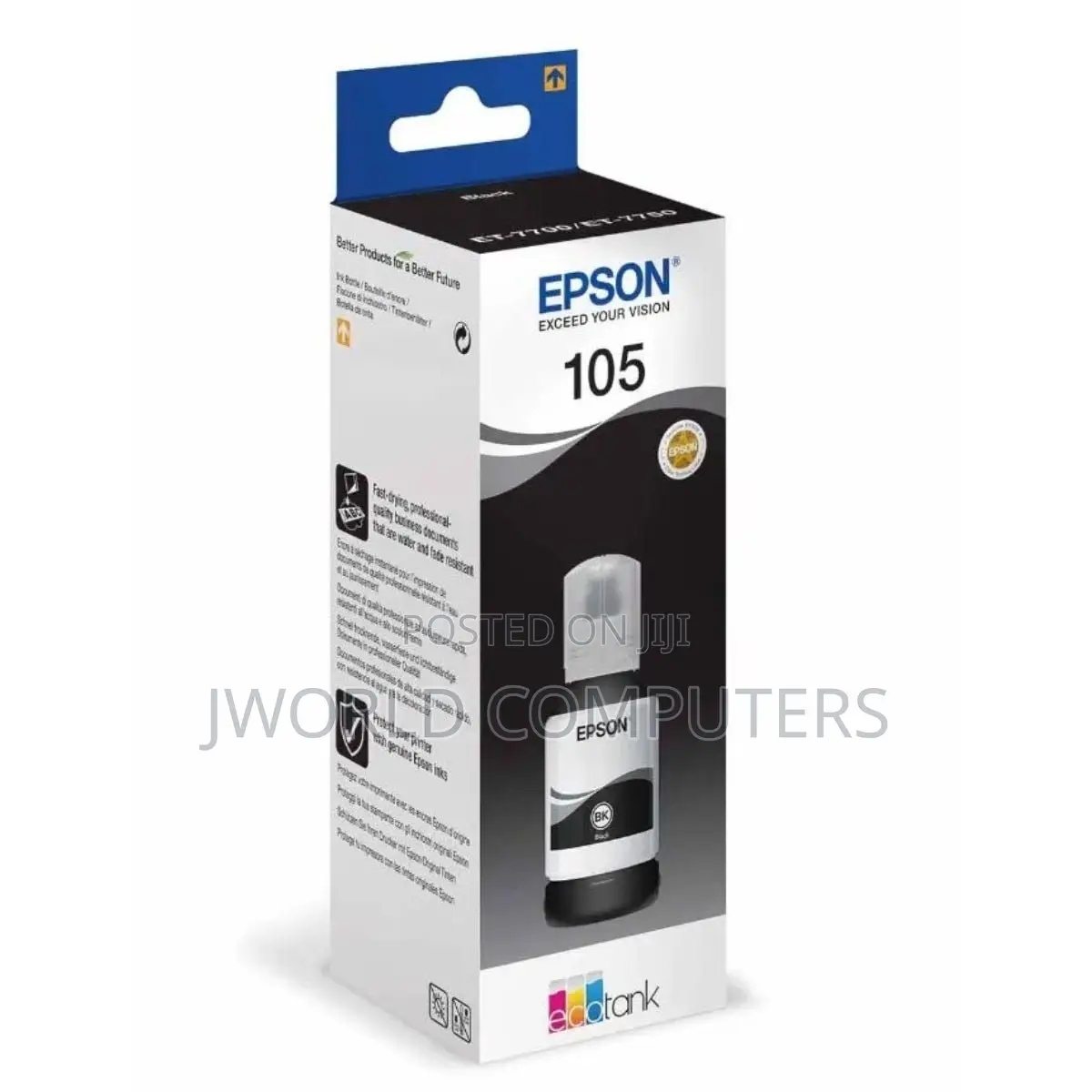 105 Ecotank Ink Bottle Black