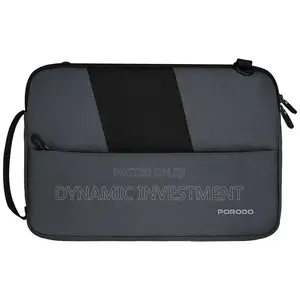 Porodo 16" Laptop Sleeve With Adjustable Shoulder Strap- Grey