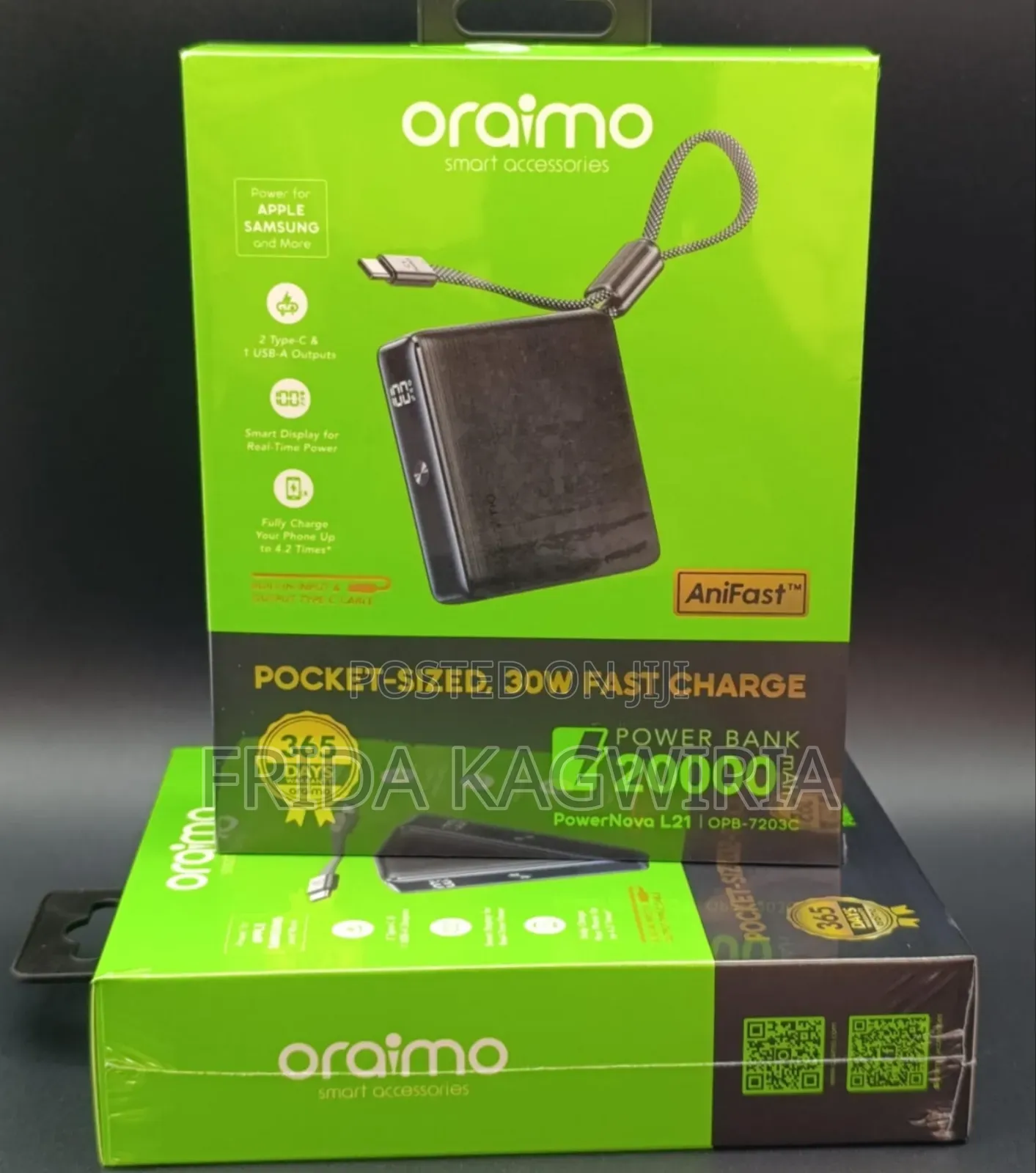 Oraimo Powernova Pocket Sized Powerbank