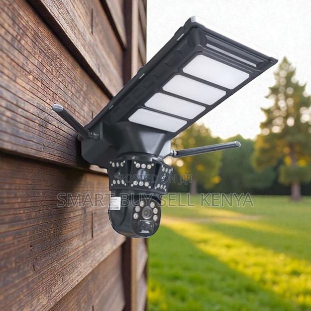 Ultra High Quality 4g PTZ Dual Lens Solar Camera Solar Street Light