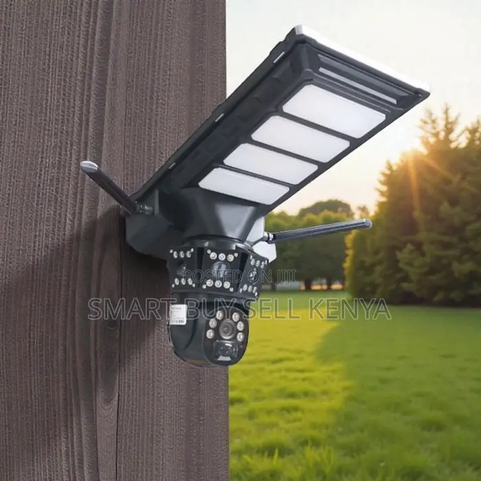 Stable Performance 4g PTZ Dual Lens Solar Camera Solar Street Light