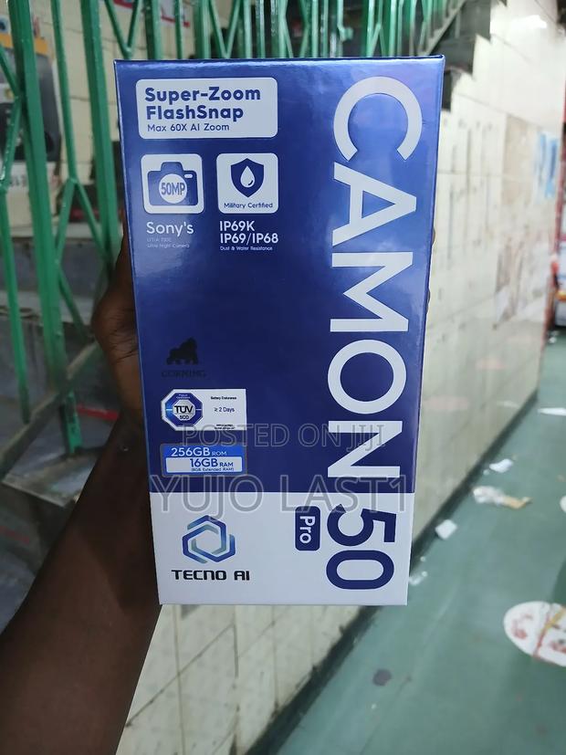New Tecno Camon 50 256 GB Silver - thumbnail 2