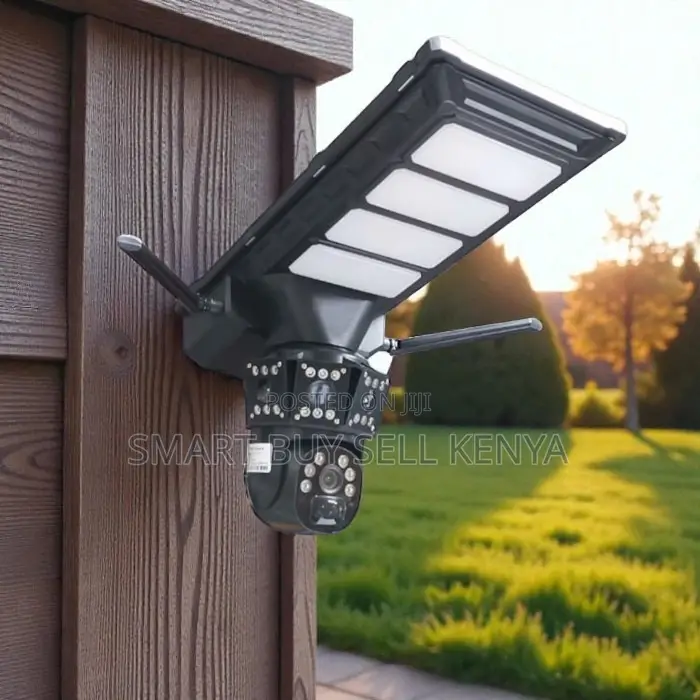 Heavy Duty 4g PTZ Rotating Dual Lens Solar Camera Solar Street Light
