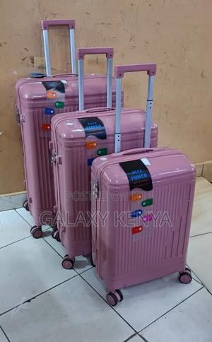 Unbreakable Double Zip Rubber Suitcase Suitcase Set* - thumbnail 2