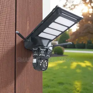 Longer Lasting 4g PTZ Rotating Dual Lens Solar Camera Street Light