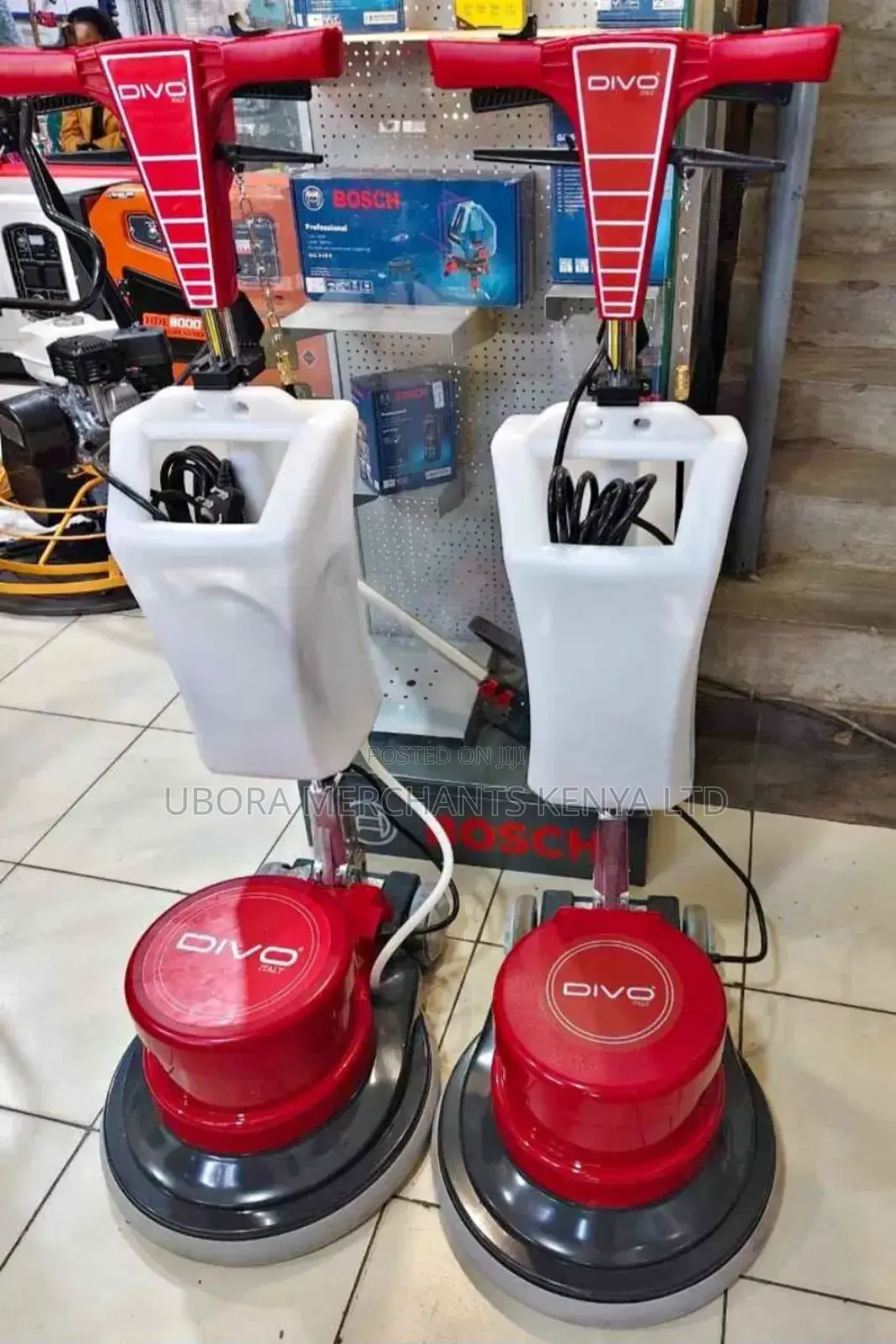 Floor Cleaning and Buffing Machine