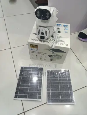 Ubox 6mp 4g Dual Lens Solar Camera For Outdoor Use