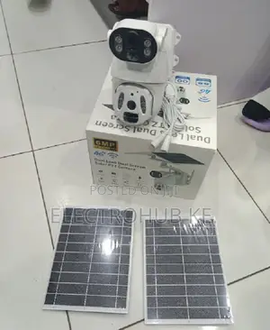 Ubox Dual Lens Dual Screen Solar Power 4g 6mp Cctv Outdoor Camera