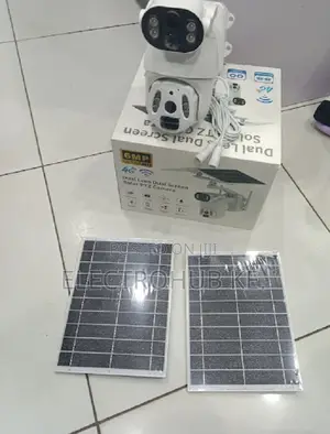 Dual Lens Solar Powered 4g Ubox Camera Full Hd 6mp Cctv