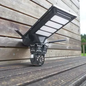 Low Cost 4g PTZ Rotating Dual Lens Solar Camera Solar Street Light