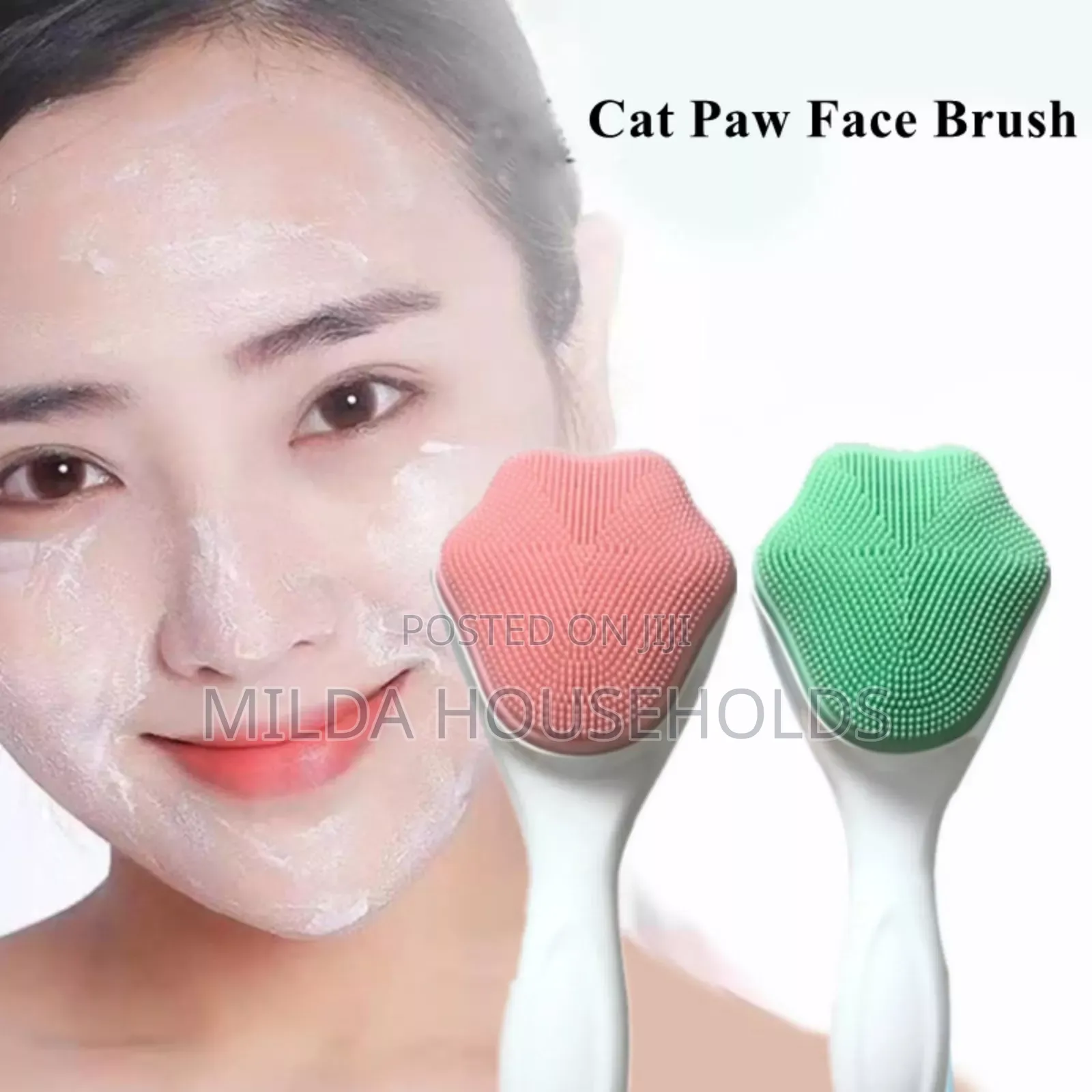 Cat Paw Shape Beauty Cleanser Silicone Face Cleaning Brush